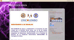 Desktop Screenshot of profesorarizacolombo.blogspot.com