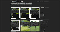 Desktop Screenshot of golftvonlineblog.blogspot.com