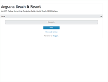 Tablet Screenshot of angsanachalet.blogspot.com