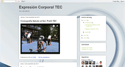 Desktop Screenshot of expresioncorporaltec.blogspot.com