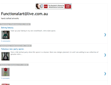 Tablet Screenshot of functionalartists.blogspot.com