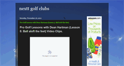 Desktop Screenshot of nexttgolfclubs.blogspot.com