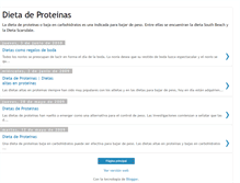 Tablet Screenshot of dietadeproteinas.blogspot.com