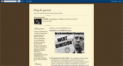Desktop Screenshot of blogdeguerra.blogspot.com