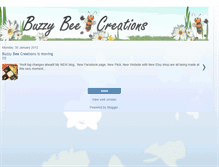 Tablet Screenshot of buzzybeecreations.blogspot.com
