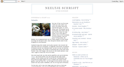 Desktop Screenshot of neeltjeschrijft.blogspot.com