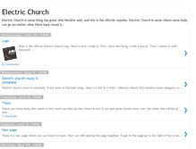 Tablet Screenshot of electric-church-jimi-hendrix.blogspot.com