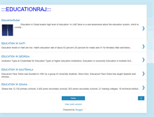 Tablet Screenshot of educationraj.blogspot.com