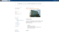 Desktop Screenshot of iamse2009.blogspot.com