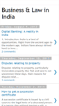 Mobile Screenshot of businesslawinindia.blogspot.com