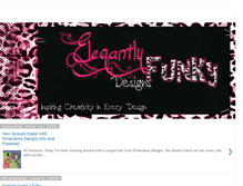 Tablet Screenshot of elegantlyfunkydesigns.blogspot.com