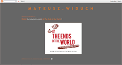 Desktop Screenshot of mateuszwiduch.blogspot.com