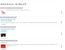 Tablet Screenshot of mateuszwiduch.blogspot.com