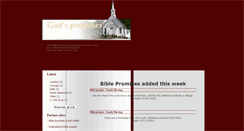 Desktop Screenshot of godspromis.blogspot.com