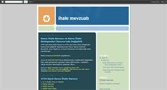 Desktop Screenshot of ihalemevzuati.blogspot.com