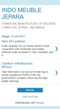 Mobile Screenshot of indomeublejepara.blogspot.com