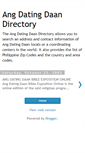 Mobile Screenshot of directory-angdatingdaan.blogspot.com