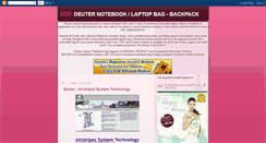 Desktop Screenshot of deuternotebookbag.blogspot.com