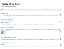 Tablet Screenshot of facultyofmedicine1.blogspot.com