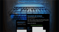 Desktop Screenshot of clasespianolimaperu.blogspot.com