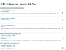 Tablet Screenshot of elperonismoeselcancerdelpais.blogspot.com