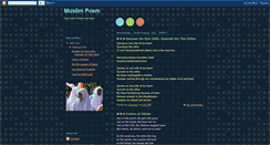 Desktop Screenshot of muslimpoem.blogspot.com