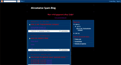 Desktop Screenshot of minzekatze-spam-blog.blogspot.com