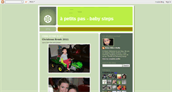 Desktop Screenshot of petitspas-babysteps.blogspot.com