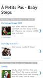 Mobile Screenshot of petitspas-babysteps.blogspot.com