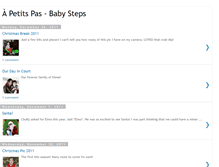 Tablet Screenshot of petitspas-babysteps.blogspot.com