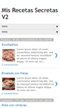 Mobile Screenshot of misrecetassecretas2-compartidisimo.blogspot.com