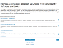 Tablet Screenshot of homeopathytorrent.blogspot.com