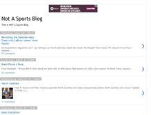 Tablet Screenshot of notasportsblog.blogspot.com