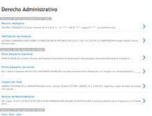 Tablet Screenshot of derechoadministrativozunino.blogspot.com