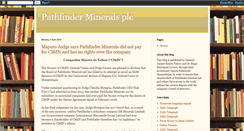 Desktop Screenshot of pathfinderminerals.blogspot.com
