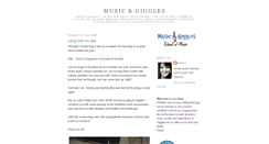 Desktop Screenshot of musicandgiggles.blogspot.com