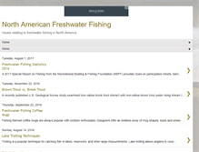 Tablet Screenshot of north-america-freshwater-fishing.blogspot.com