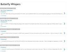 Tablet Screenshot of michele-butterflywhispers.blogspot.com
