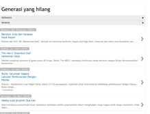 Tablet Screenshot of generasihilang.blogspot.com