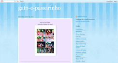 Desktop Screenshot of gato-e-passarinho.blogspot.com