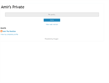 Tablet Screenshot of amirprivate.blogspot.com