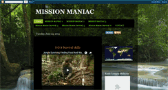 Desktop Screenshot of mission-maniac.blogspot.com