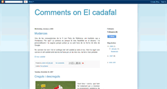 Desktop Screenshot of elcadafal.blogspot.com