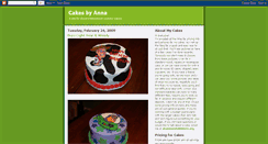 Desktop Screenshot of cakesbyanna.blogspot.com