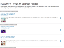 Tablet Screenshot of hyunahtv.blogspot.com