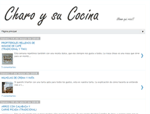 Tablet Screenshot of charococina.blogspot.com