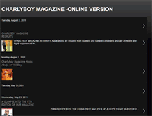 Tablet Screenshot of charlyboymagazine.blogspot.com