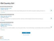 Tablet Screenshot of gloria-oldcountrygirl.blogspot.com