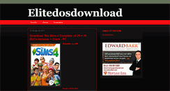 Desktop Screenshot of elitedosdownload.blogspot.com