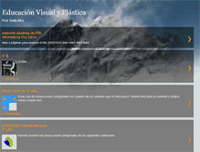 Tablet Screenshot of educacionvisualyplastica2010.blogspot.com